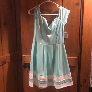 Teal dress